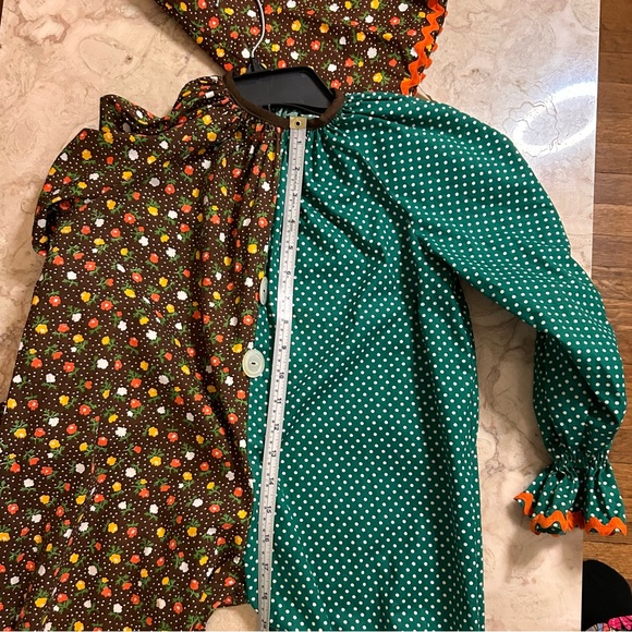 Vintage 70s Child’s Clown 3 Piece Homemade Costume - Picture 8 of 10